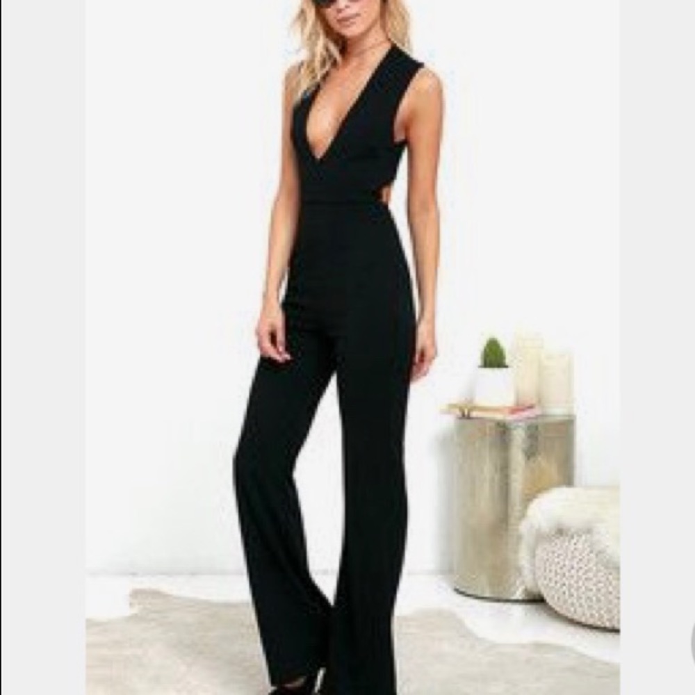 Black jumpsuit Lulus